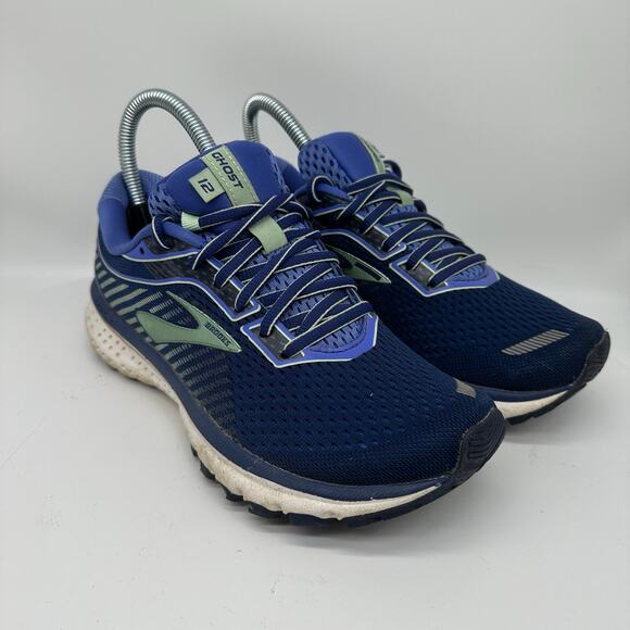 Brooks Ghost Peacoat Blue Running Sneakers Womens Size 6.5 Athletic Training Gym - Picture 9 of 15